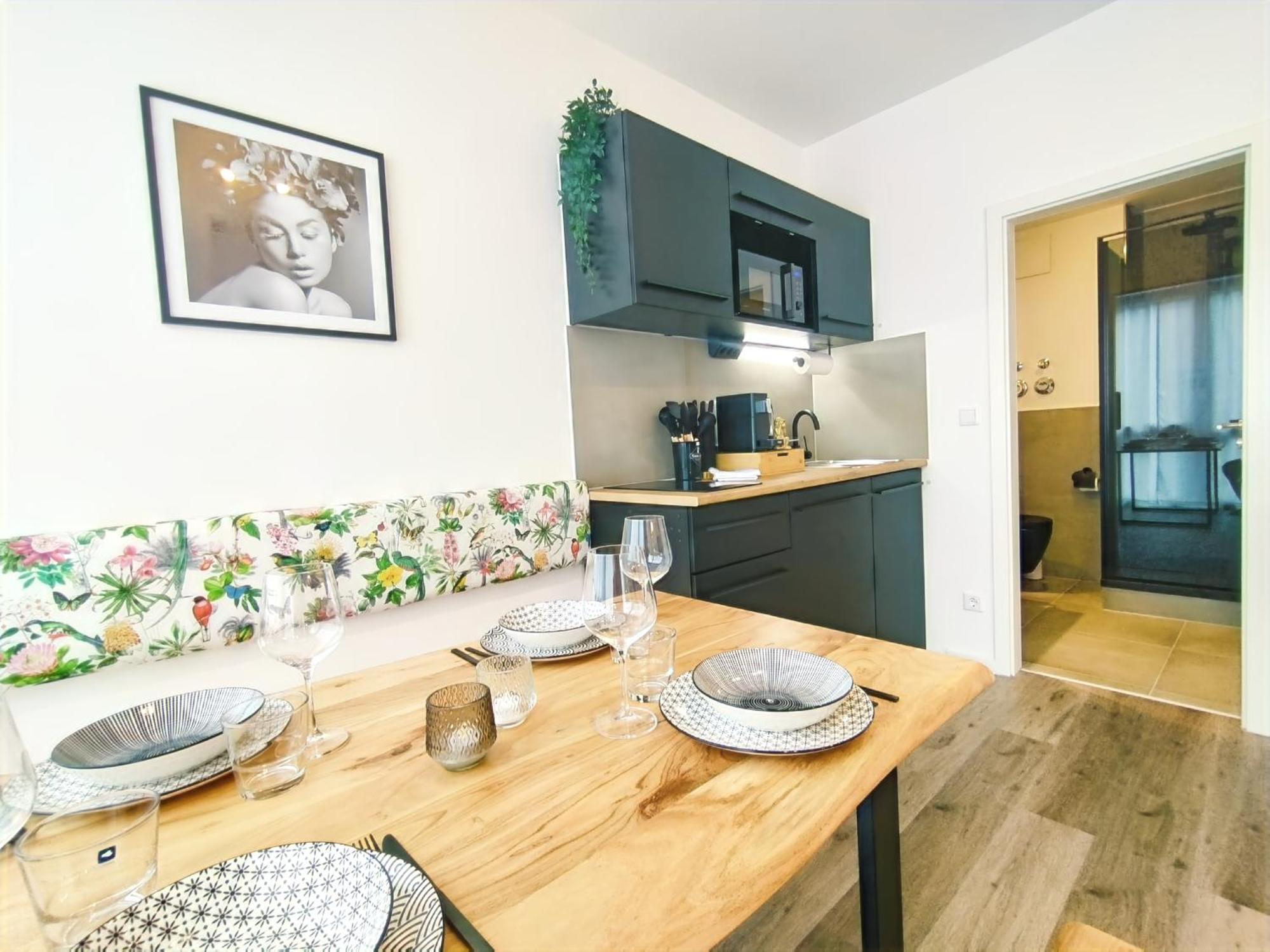 Apartment Design-apartment Fuer Bis Zu 4 Im 1 Og, Modern, Dachterrasse, Grill, Ruhige Lage, Plus, Wii, Lan Und Wlan *